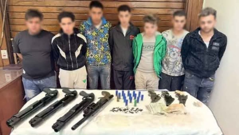 القبض على ٧ عناصر إجرامية أطلقوا النار لترهيب المواطنين بشبرا الخيمة