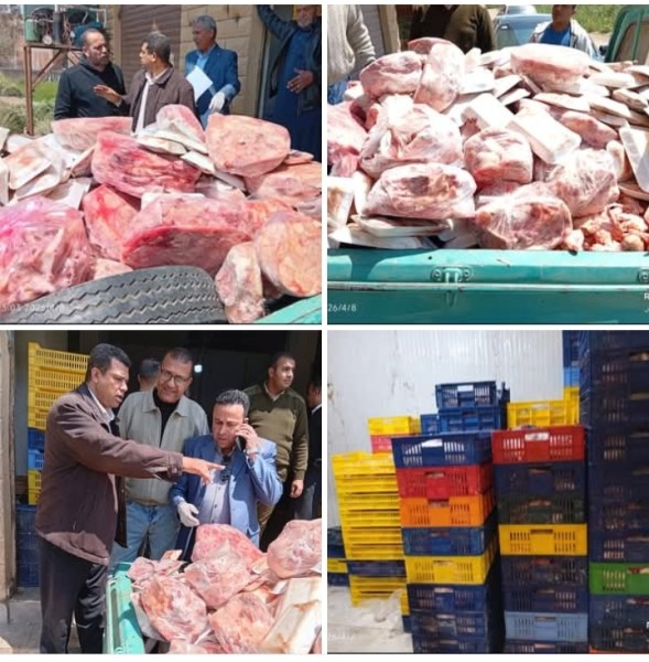 المنوفية: ضبط ما يقرب من 4 طن دقيق بلدي مدعم  ونصف طن دواجن مجهولة المصدر بالباجور