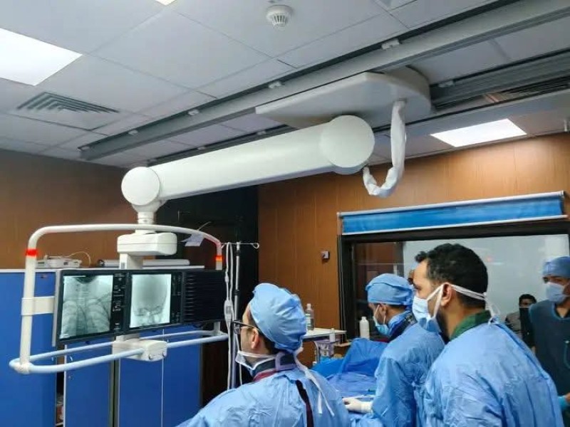 الرعاية الصحية: نجاح إجراء أول حالة سحب جلطة حادة بالمخ بمستشفى طيبة بإسنا