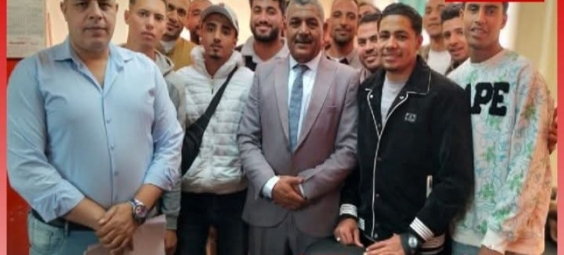 تسليم ٥٩ عقدًا لشباب بني سويف للعمل بالأردن