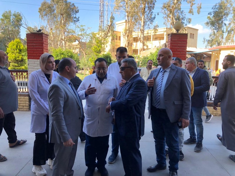 محافظ الدقهلية في جولة مفاجئة بمستشفي بلقاس