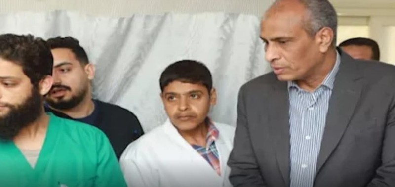 محافظ كفر الشيخ يطمئن على مصابي حادث الطريق الدولي الساحلي