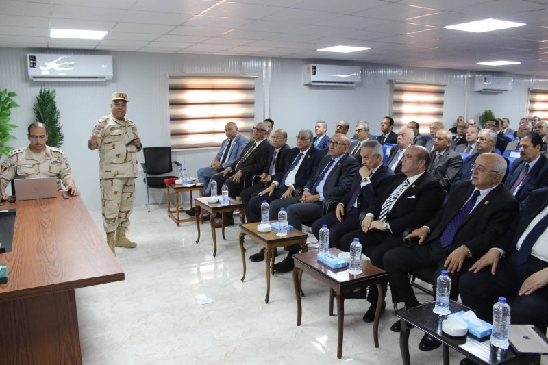 وزير العدل وهيئة محكمة النقض في جولة تفقدية بمشروع مدينة العدالة بالعاصمة الإدارية