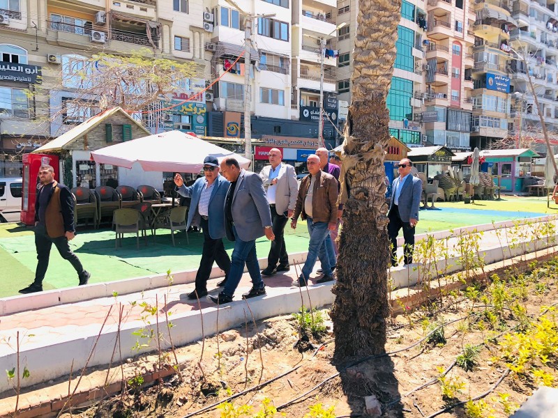 محافظ الدقهلية يتفقد حدائق المنصورة ويوجه بالحفاظ على مكتسباتها لخدمة المواطنين