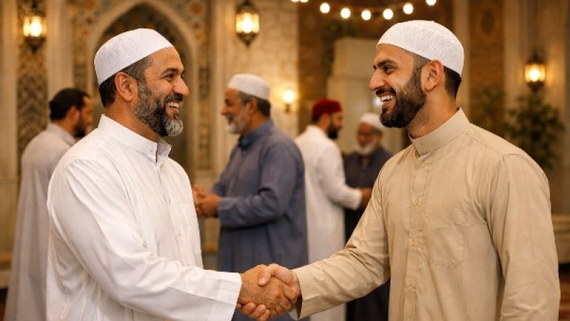 ليست بدعة.. الإفتاء: المصافحة بين المصلين بعد الصلاة تقوي أواصر المودة