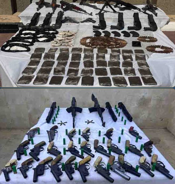 بـ 106 ملايين جنيه.. الداخلية تقضي على بؤر إجرامية وتصادر طناً من المخدرات و107 قطع سلاح