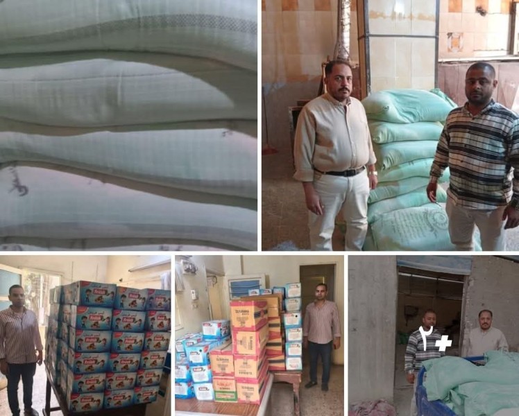 ضبط دقيق مدعم قبل تهريبه للسوق السوداء وسلع غذائية منتهية الصلاحية بأسيوط