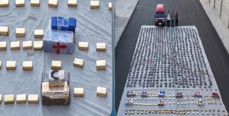 ضربة موجعة لمافيا الكيف.. ”الداخلية” تضبط 2 طن مخدرات بالسويس بقيمة 116 مليون جنيه