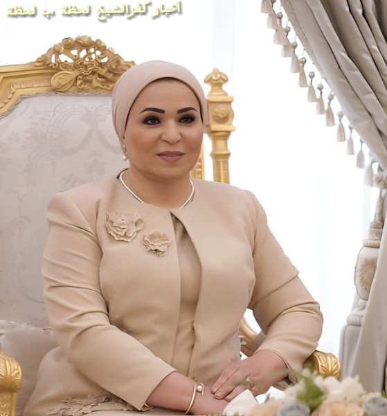 قرينة الرئيس تهنئ عمال مصر في عيدهم