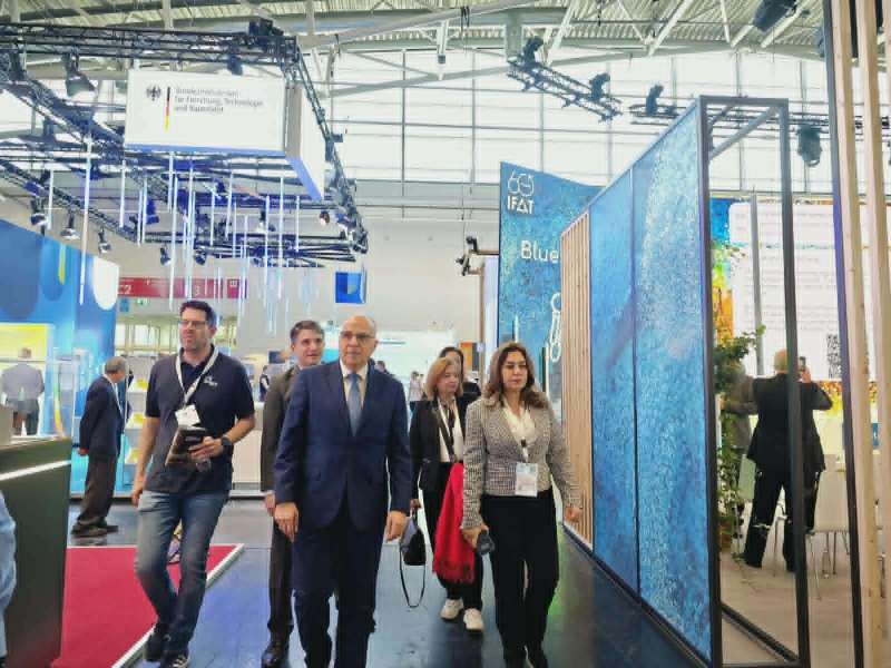 وزيرة التنمية المحلية والبيئة تشارك في افتتاح معرض ومؤتمر IFAT Munich  2026 بمدينة ميونيخ الألمانية