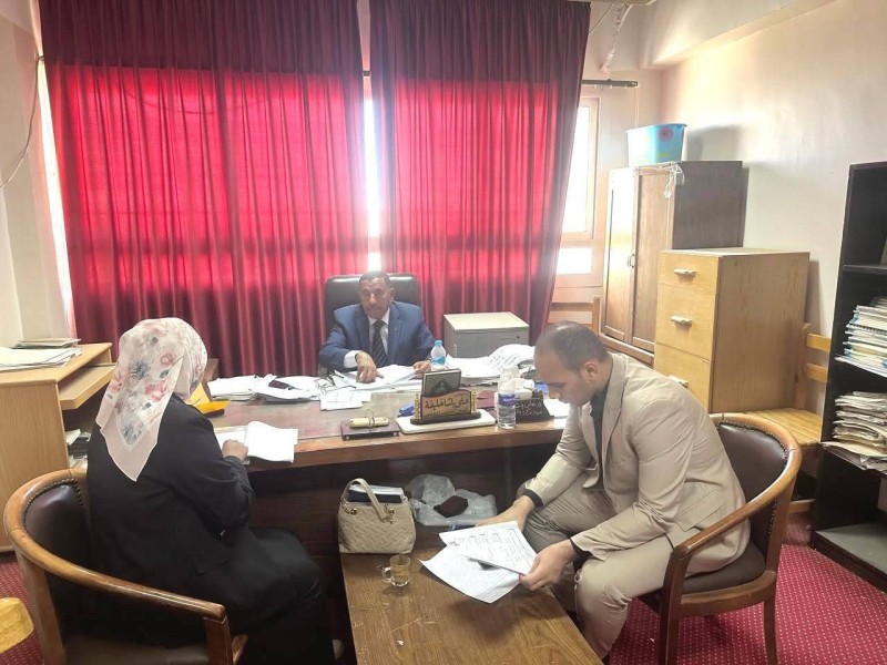 كلية الحقوق جامعة قنا تبدأ فحص تظلمات طلاب دبلوم القانون الخاص  على نتائج الدور الأول