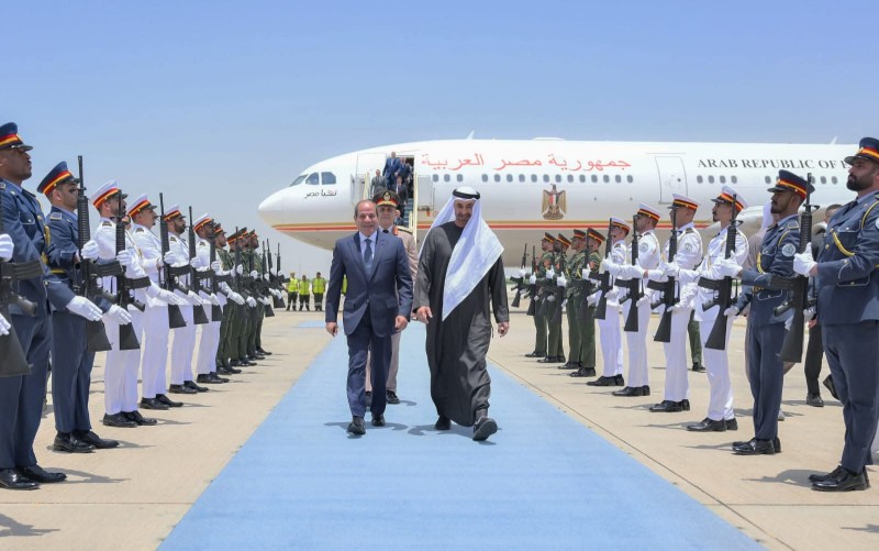 زيارة الرئيس السيسي دولة الإمارات العربية المتحدة