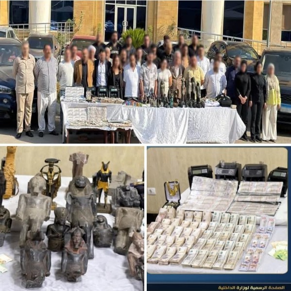 تفاصيل اكثر حول سقوط اخطر عصابة نصب واحتيال بالكنوز في مصر