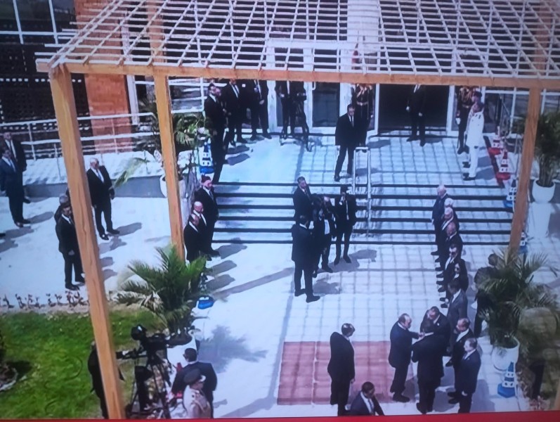 السيسي يفتتح المقر الجديد لجامعة سنجور بحضور ماكرون