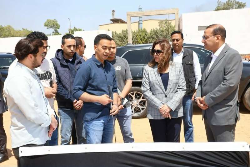 وزيرة التنمية المحلية والبيئة تتفقد مشروع وحدة احتجاز المركبات بالخانكة وتوجه بإنهاء التنفيذ في 30 يونيو