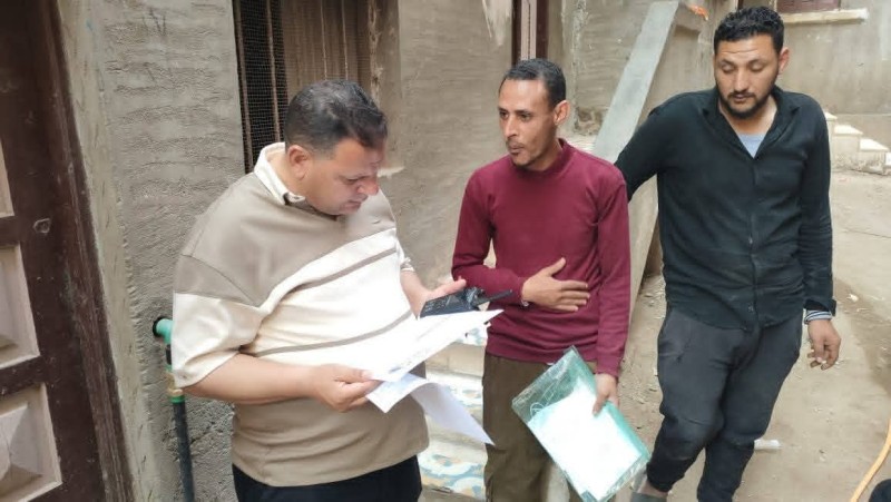 رئيس مركز المحمودية يقود جولات ميدانية مكثفة بقرية ديروط