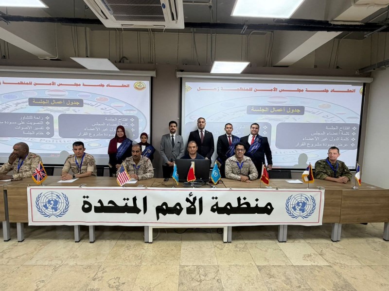 جامعة بنى سويف تشارك في المباراة السياسية الاستراتيجية  بكلية الدفاع الوطني بالأكاديمية العسكرية للدراسات العليا والاستراتيجية