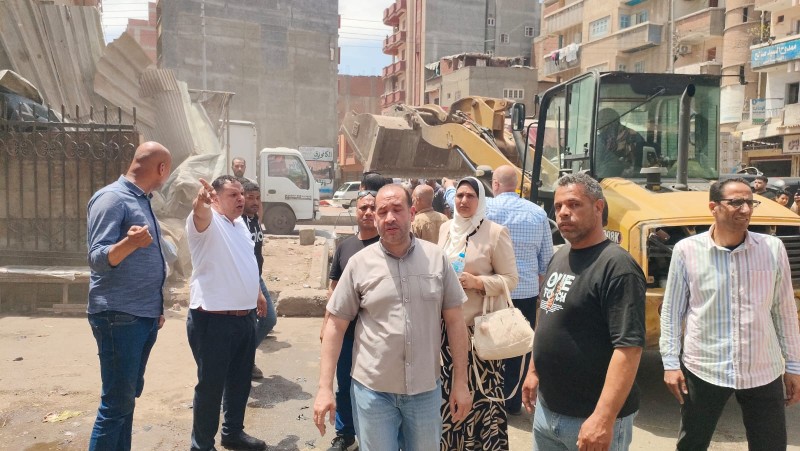رفع 1750 حالة إشغال خلال حملة مكبرة بشوارع المحمودية
