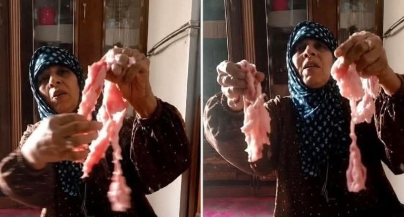 هجوم من سيد علي جارها بسبب هديته لها من لحمة الأضحية .. ”كلها دهن فين اللحمة”