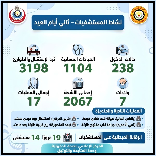 مستشفيات صحة الدقهلية 