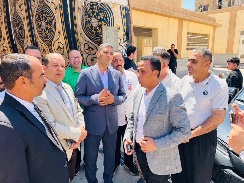 نائب المحافظ ووكيل وزارة الطب البيطري في جولة ميدانية للمرور على مجزر  السنبلاوين
