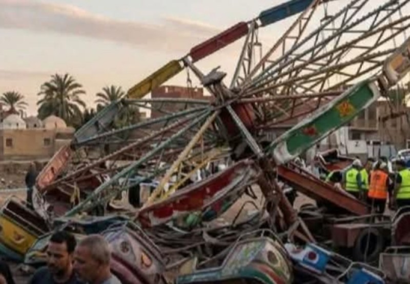 راحت تعيد وتتمتع في العيد ..ماتت تحت المرجيحة