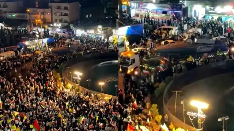 طهران نفذت استعراضًا عسكريًا في ساحة “الثورة” الليلة الماضية