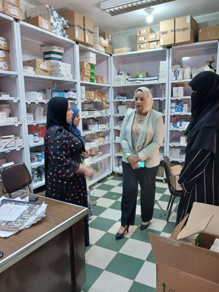 مرور مفاجئ لمدير فرع التأمين الصحي بدمياط على عيادتي السرو والزرقا