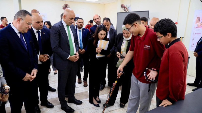 وزيرا التربية والتعليم والتعليم العالي والنائب الأول لرئيس ”جايكا” يتفقدون معهد الكوزن المصري الياباني بالعاشر من رمضان