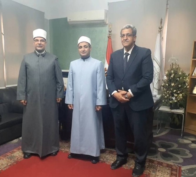 رئيس الغربية الأزهرية يستقبل مدير عام الخدمات ورعاية الطلاب لمباشرة مهام عمله بالمنطقة