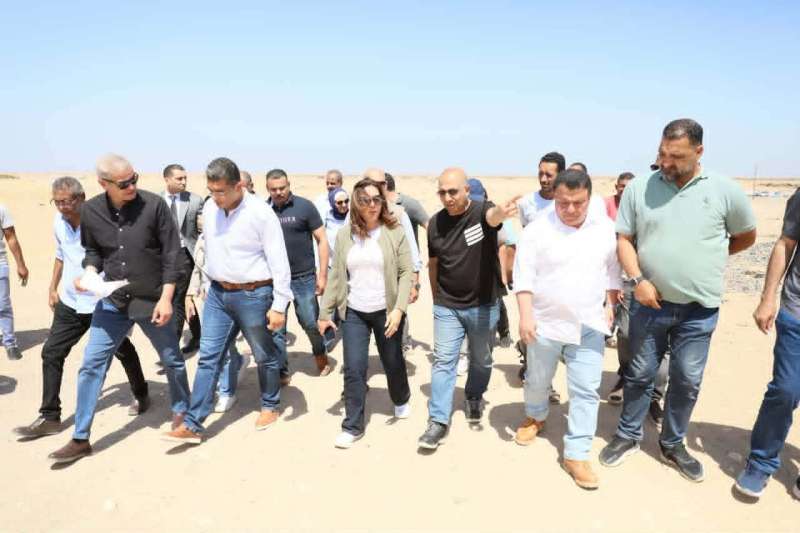 وزيرة التنمية المحلية والبيئة تتفقد منظومة المخلفات بالبحر الأحمر وتتابع تشغيل المدفن الصحي برأس غارب.