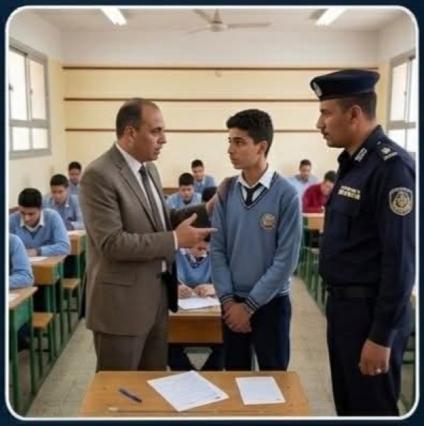 ضبط طالب ثانوي يؤدي الامتحان بدلًا من آخر بالاعدادية في الدقهلية