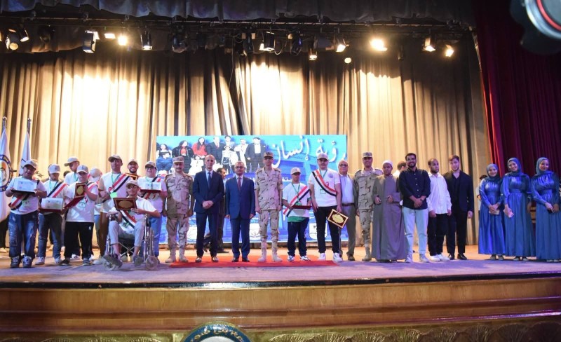 تنظيم احتفالية ”ابطال الارادة”  لتسليم شهادات الإعفاء من التجنيد لذوي الهمم ببني سويف