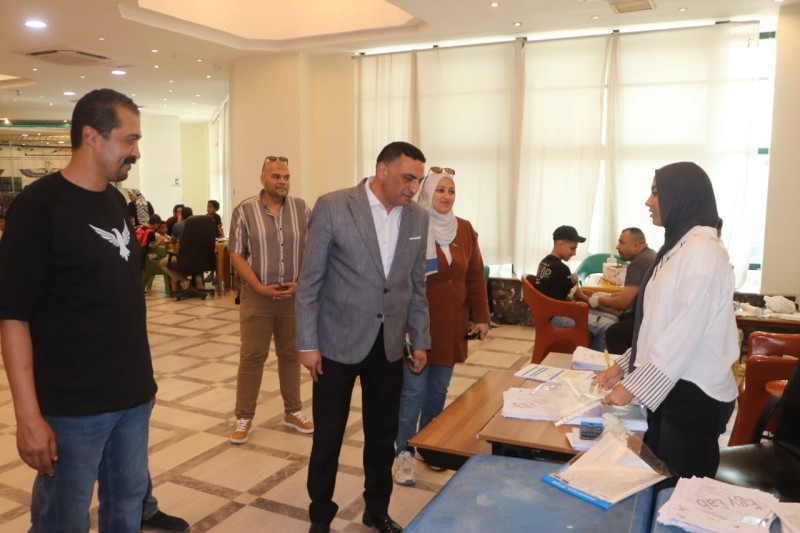 وكيل الوزارة يتابع القافلة الطبية بنادي الحوار للألعاب الرياضية بالمنصورة .. «دعما لصحة الرياضيين»