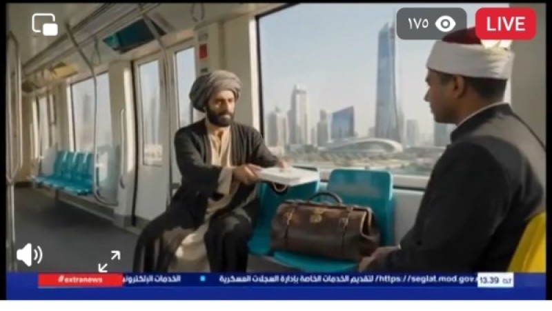إعداد الدعاة.. السيسي يشاهد فيلمًا تسجيليًا خلال حفل تخرج أئمة الأوقاف