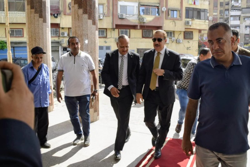 محافظ بورسعيد يتفقد غرفة عمليات امتحانات الشهادة الثانوية العامة في أول أيامها