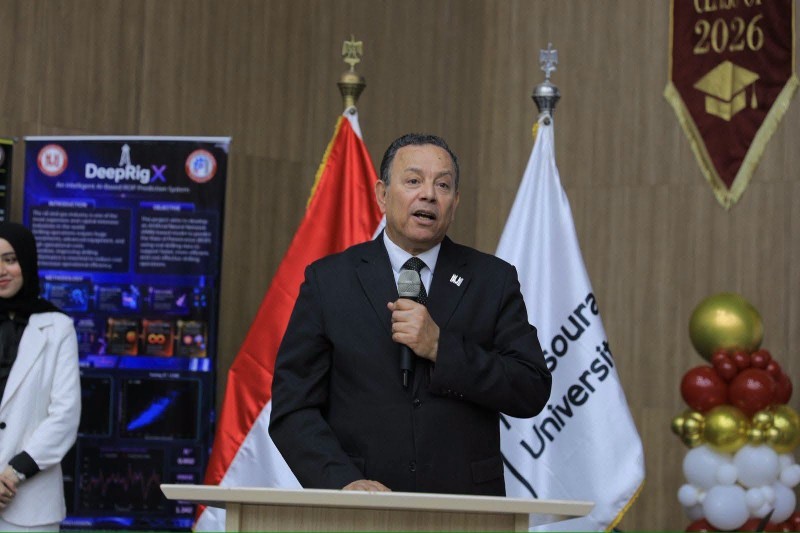 رئيس جامعة المنصورة الجديدة:  الحمد لله الذي بنعمته تتم الصالحات