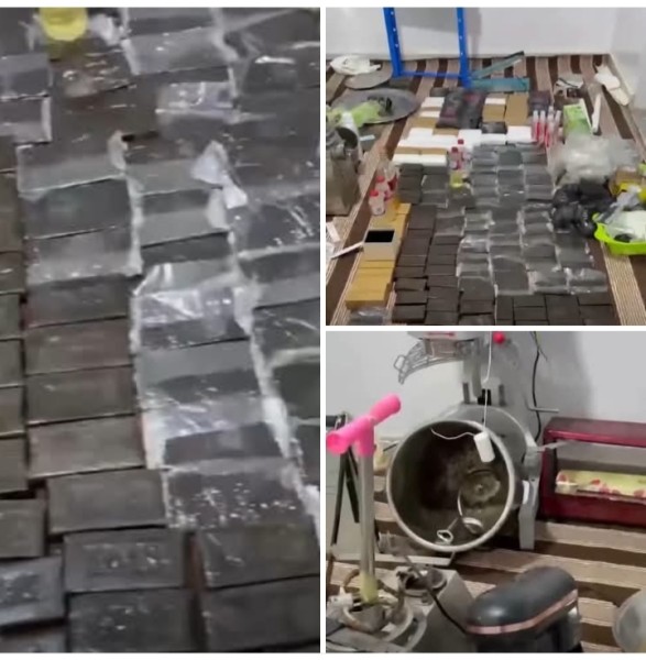ضبط مصنع تحت الارض اسفل مصنع نسيج بمحلة ابوعلي بالغربية لتصنيع المواد المخدرة