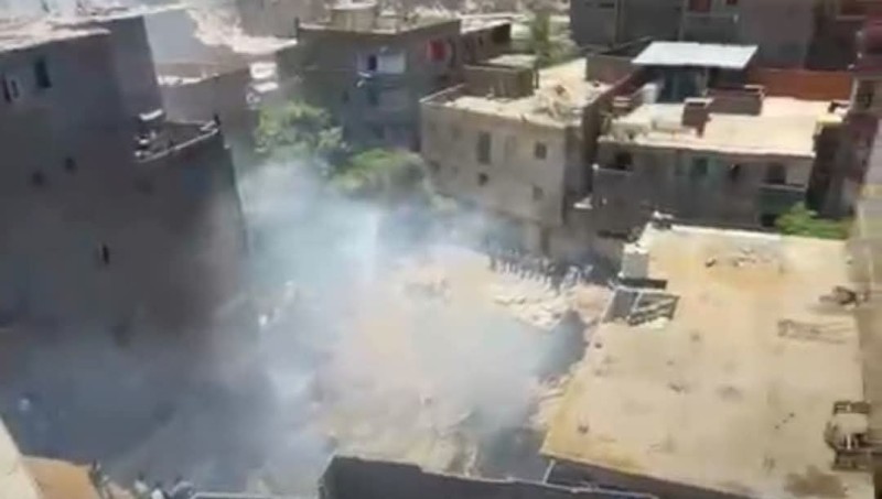 مصرع ضابط وأمين شرطة في حريق مخزن منشأة ناصر