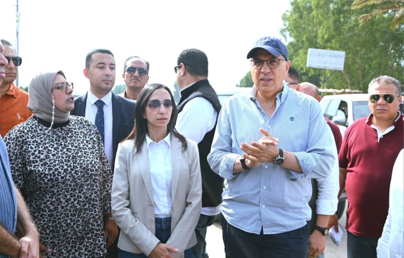 محافظ البحيرة تستقبل وزير الموارد المائية والري