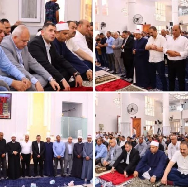 محافظ دمياط أدى صلاة الجمعة بمسجد الغالى بمدينة دمياط الجديدة