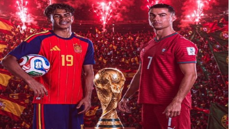 موعد مباراة البرتغال ضد إسبانيا في كأس العالم 2026 والقنوات الناقلة