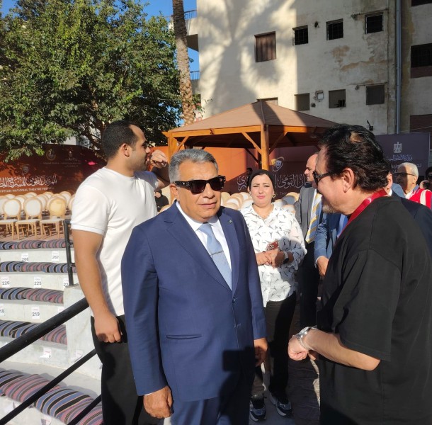 المنصوره تشهد انطلاق فعاليات اليوم الأول من المهرجان القومي للمسرح المصري  والمحافظ  يتفقد انطلاق المهرجان