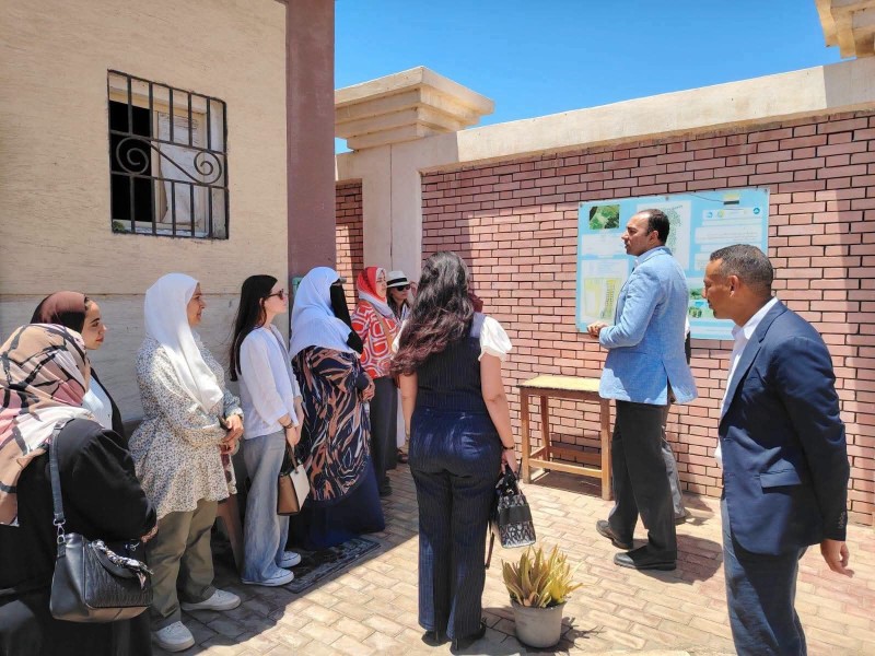 وفد برنامج الأمم المتحدة للمستوطنات البشرية والتعاون الإسباني يتفقد محطة معالجة الصرف الصحي بطبل