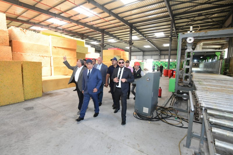 محافظ الدقهلية يتفقد منظومة الحماية المدنية بمصانع المنطقة الصناعية بجمصة