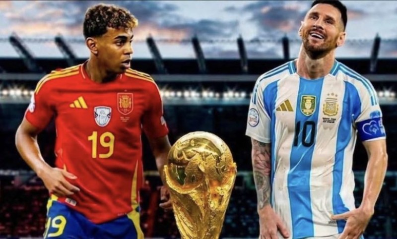 موعد مباراة نهائي كأس العالم بين الأرجنتين وإسبانيا