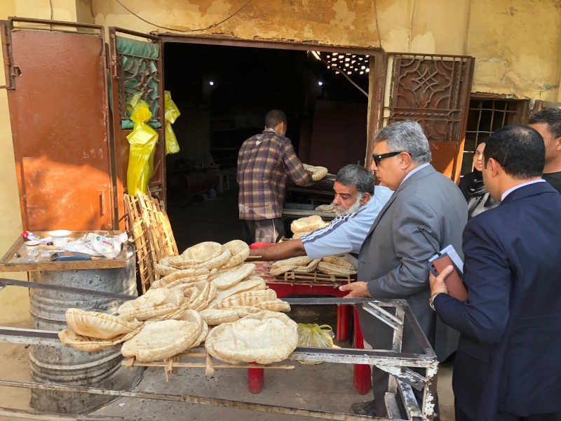 تفاصيل جولة المحافظ المفاجئة على مخابز بمدينة طلخا صباح اليوم