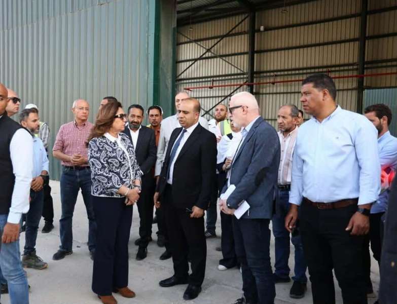 وزيرة التنمية المحلية والبيئة تتفقد المدينة المتكاملة لمعالجة المخلفات بالعاشر من رمضان
