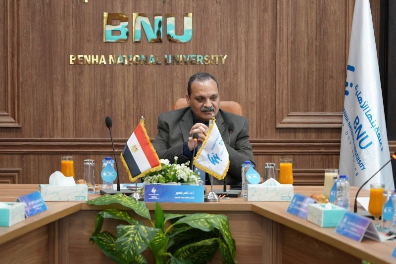 مجلس جامعة بنها الأهلية يستعرض نتائج الفصل الدراسي الثاني وتقديم منح تدريبية للطلاب الأوائل بالبرامج الطبية فى جامعة نانجينغ بالصين