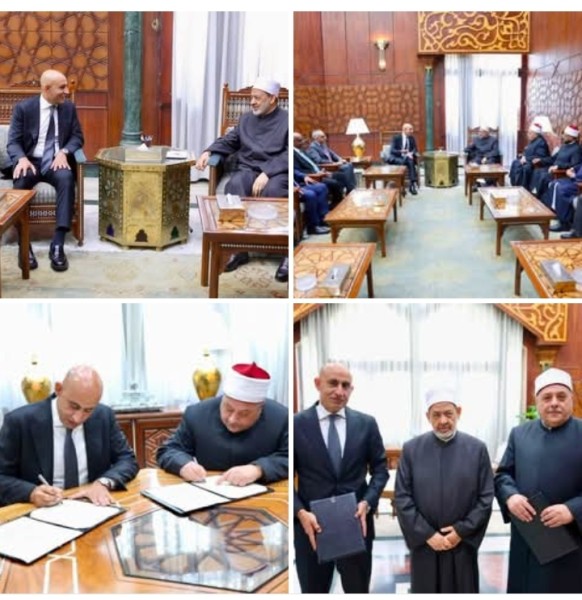 شيخ الأزهر يستقبل وزير التربية والتعليم ويؤكد الاعتزاز باللغة العربية ركيزةٌ للحفاظ على الهوية